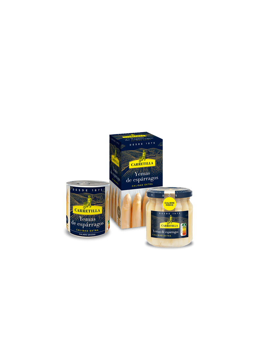 ESPARRAG.YEMAS EXTRA CARRETILLA T/C 185 GR