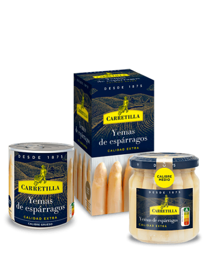 ESPARRAG.YEMAS EXTRA CARRETILLA T/C 185 GR