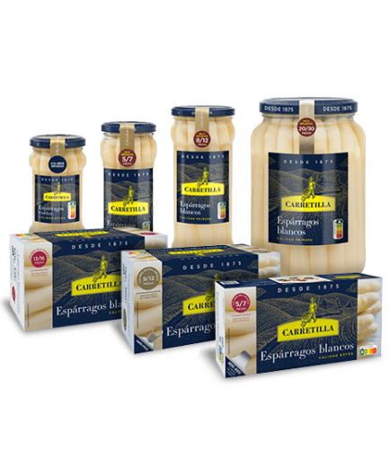 ESPARRAG.BLANCO 17/24 EXTRA CARRETILLA L/660 GR