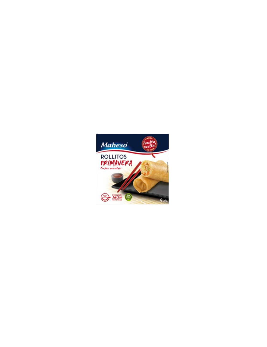 ROLLITO DE PRIMAVERA MAHESO C/SALSA CAJA 4UD 225GR