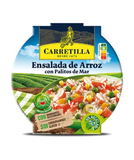 ENSALADA CARRETILLA ARROZ CON PALITOS E/240 GR